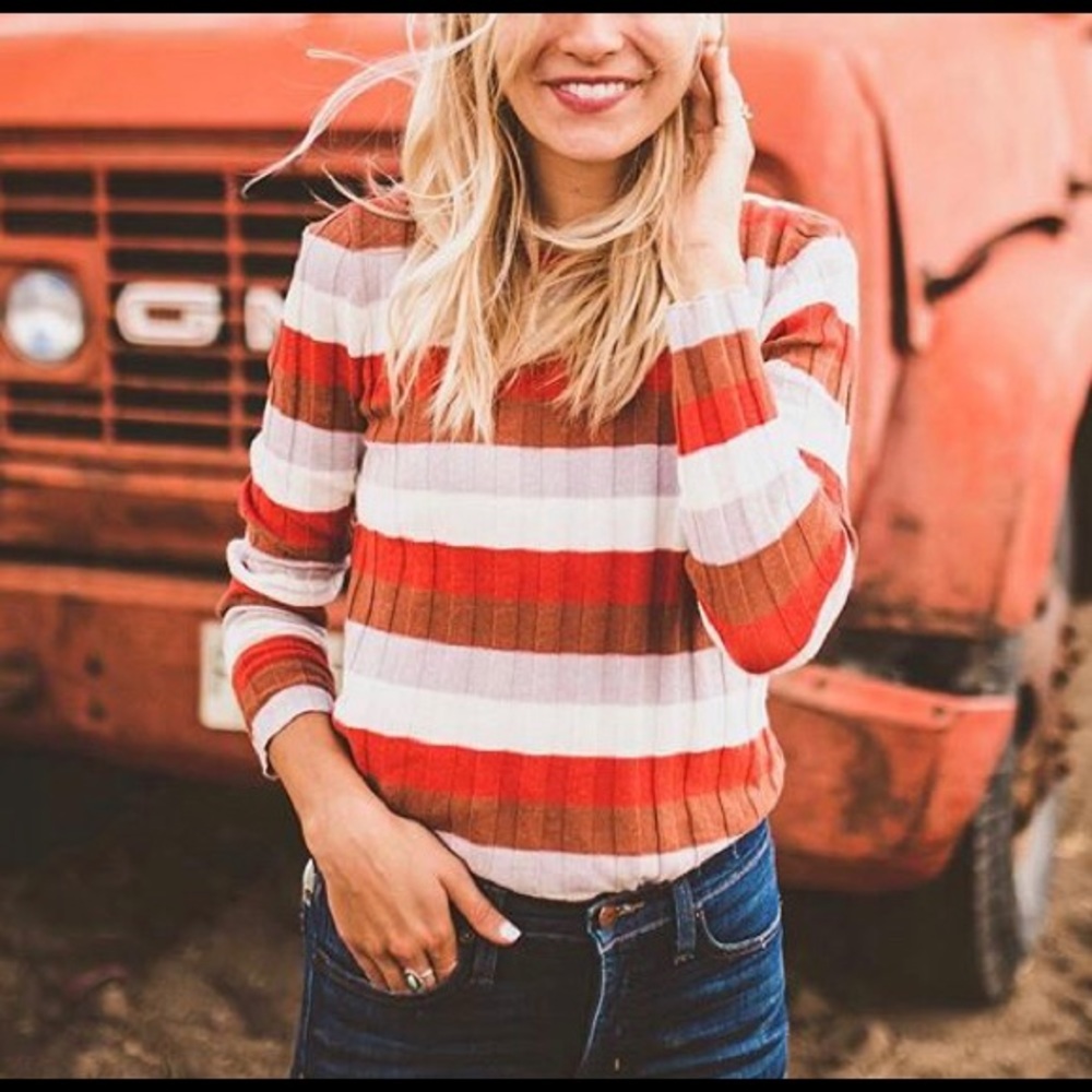 Madewell Stripe Sweater Top